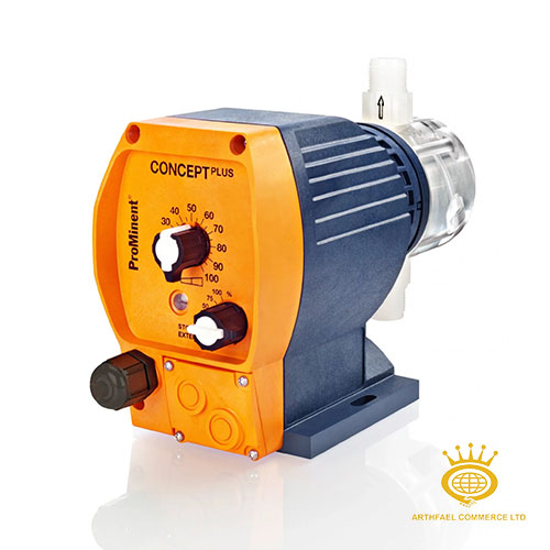 Solenoid metering pump